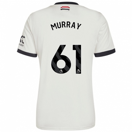 Kandiny Enfant Maillot Sam Murray #61 Blanc Cassé Troisieme 2024/25 T-Shirt