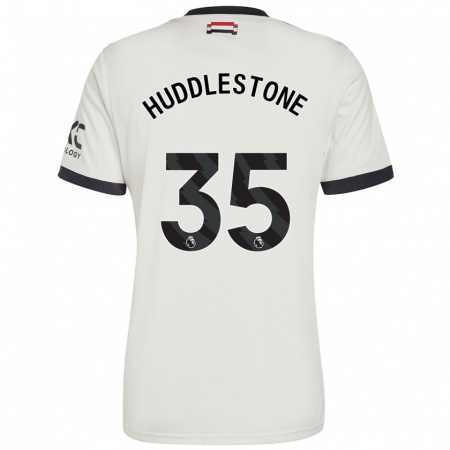 Kandiny Enfant Maillot Tom Huddlestone #35 Blanc Cassé Troisieme 2024/25 T-Shirt