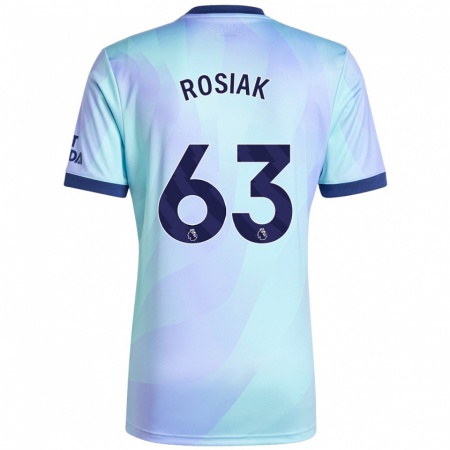 Kandiny Enfant Maillot Michal Rosiak #63 Aqua Troisieme 2024/25 T-Shirt