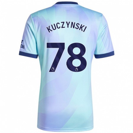 Kandiny Enfant Maillot Max Kuczynski #78 Aqua Troisieme 2024/25 T-Shirt