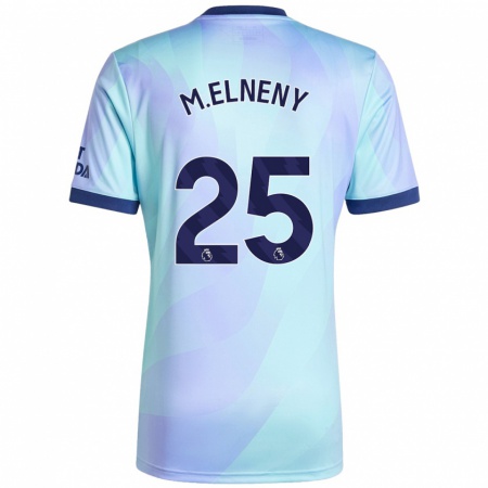 Kandiny Enfant Maillot Mohamed Elneny #25 Aqua Troisieme 2024/25 T-Shirt