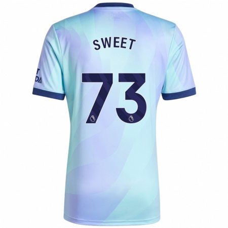 Kandiny Enfant Maillot James Sweet #73 Aqua Troisieme 2024/25 T-Shirt