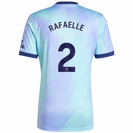 Kandiny Enfant Maillot Rafaelle Souza #2 Aqua Troisieme 2024/25 T-Shirt