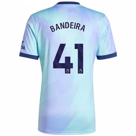 Kandiny Enfant Maillot Mauro Bandeira #41 Aqua Troisieme 2024/25 T-Shirt