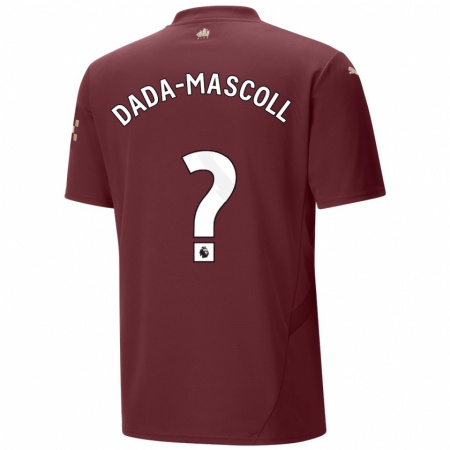 Kandiny Enfant Maillot Isaiah Dada-Mascoll #0 Marron Troisieme 2024/25 T-Shirt