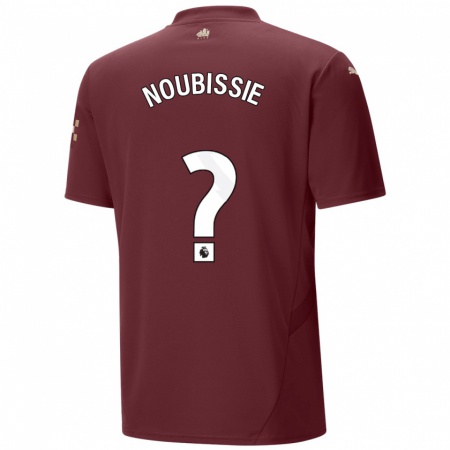 Kandiny Enfant Maillot Tyrese Noubissie #0 Marron Troisieme 2024/25 T-Shirt