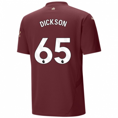 Kandiny Enfant Maillot Will Dickson #65 Marron Troisieme 2024/25 T-Shirt