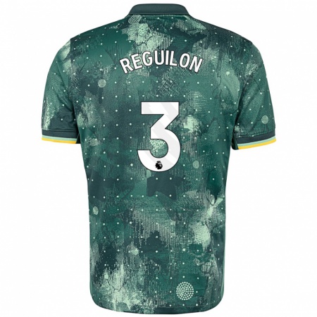 Kandiny Enfant Maillot Sergio Reguilón #3 Vert Menthe Troisieme 2024/25 T-Shirt