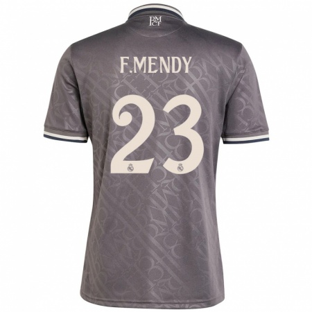 Kandiny Enfant Maillot Ferland Mendy #23 Anthracite Troisieme 2024/25 T-Shirt