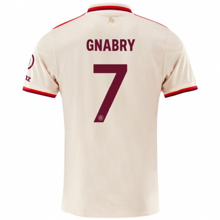 Kandiny Enfant Maillot Serge Gnabry #7 Lin Troisieme 2024/25 T-Shirt