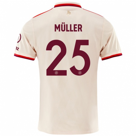 Kandiny Enfant Maillot Thomas Müller #25 Lin Troisieme 2024/25 T-Shirt