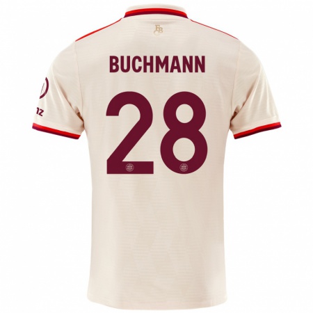 Kandiny Enfant Maillot Tarek Buchmann #28 Lin Troisieme 2024/25 T-Shirt