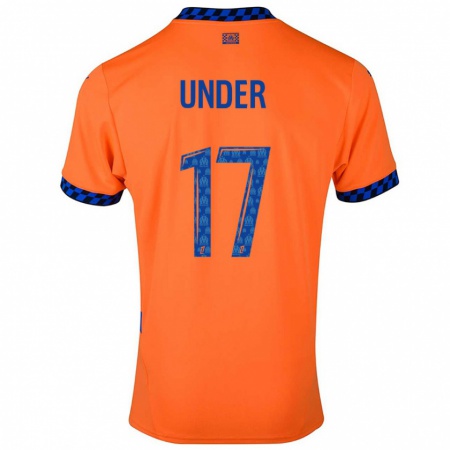 Kandiny Enfant Maillot Cengiz Under #17 Orange Bleu Foncé Troisieme 2024/25 T-Shirt