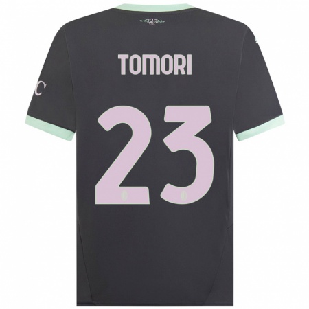 Kandiny Enfant Maillot Fikayo Tomori #23 Gris Troisieme 2024/25 T-Shirt