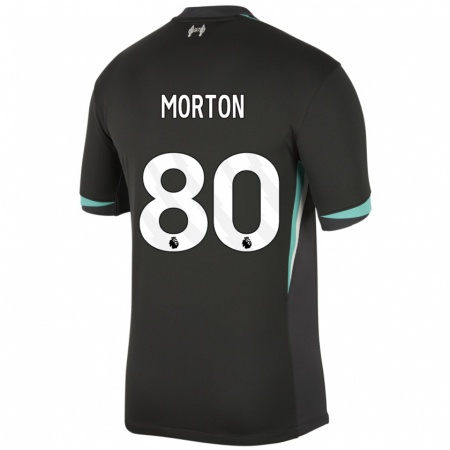 Kandiny Homme Maillot Tyler Morton #80 Noir Anthracite Blanc Tenues Extérieur 2024/25 T-Shirt