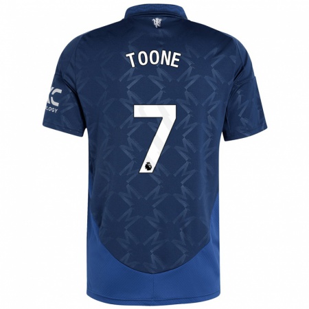 Kandiny Homme Maillot Ella Toone #7 Indigo Tenues Extérieur 2024/25 T-Shirt