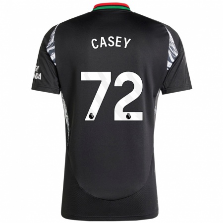 Kandiny Homme Maillot Dan Casey #72 Noir Tenues Extérieur 2024/25 T-Shirt