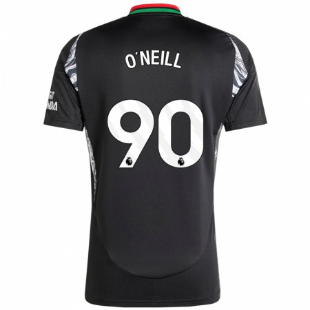 Kandiny Homme Maillot Ceadach O'neill #90 Noir Tenues Extérieur 2024/25 T-Shirt