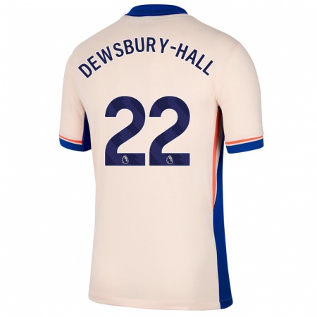 Kandiny Homme Maillot Kiernan Dewsbury-Hall #22 Beige Clair Tenues Extérieur 2024/25 T-Shirt