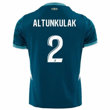 Kandiny Homme Maillot Selen Altunkulak #2 Turquoise Bleu Tenues Extérieur 2024/25 T-Shirt