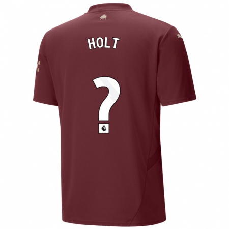 Kandiny Homme Maillot Charlie Holt #0 Marron Troisieme 2024/25 T-Shirt