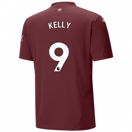 Kandiny Homme Maillot Chloe Kelly #9 Marron Troisieme 2024/25 T-Shirt