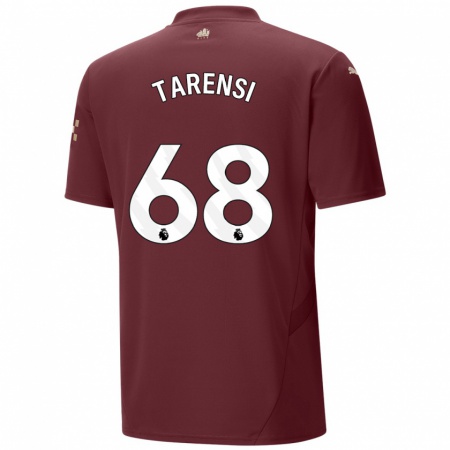 Kandiny Homme Maillot Oscar Tarensi #68 Marron Troisieme 2024/25 T-Shirt