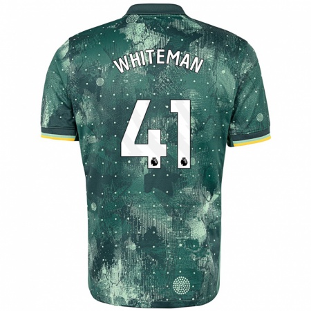 Kandiny Homme Maillot Alfie Whiteman #41 Vert Menthe Troisieme 2024/25 T-Shirt