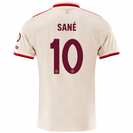 Kandiny Homme Maillot Leroy Sané #10 Lin Troisieme 2024/25 T-Shirt