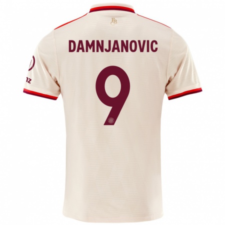 Kandiny Homme Maillot Jovana Damnjanović #9 Lin Troisieme 2024/25 T-Shirt