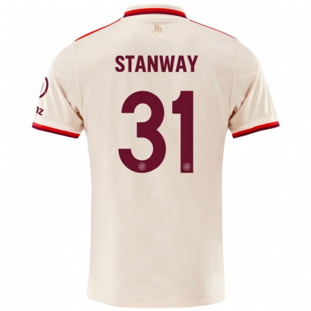 Kandiny Homme Maillot Georgia Stanway #31 Lin Troisieme 2024/25 T-Shirt