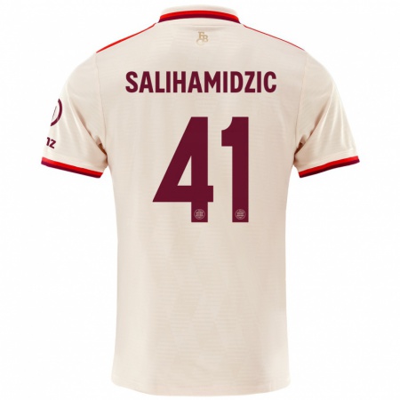 Kandiny Homme Maillot Nick Salihamidzic #41 Lin Troisieme 2024/25 T-Shirt