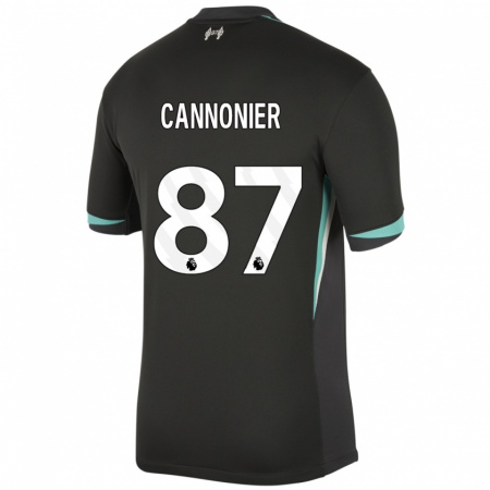 Kandiny Femme Maillot Oakley Cannonier #87 Noir Anthracite Blanc Tenues Extérieur 2024/25 T-Shirt