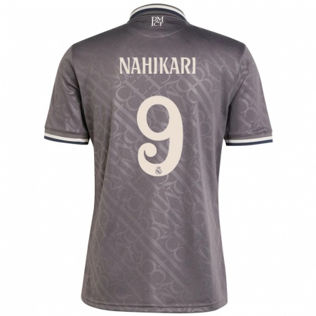 Kandiny Femme Maillot Nahikari Garcia #9 Anthracite Troisieme 2024/25 T-Shirt