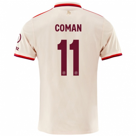 Kandiny Femme Maillot Kingsley Coman #11 Lin Troisieme 2024/25 T-Shirt