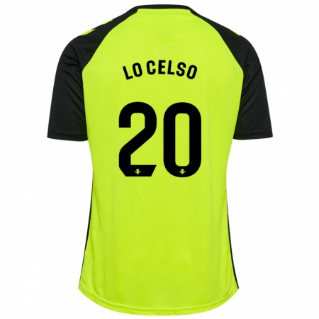 Kandiny Enfant Maillot Giovani Lo Celso #20 Bleu Clair Tenues Extérieur 2024/25 T-Shirt