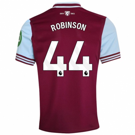 Kandiny Enfant Maillot Junior Robinson #44 Rouge Foncé Tenues Domicile 2024/25 T-Shirt