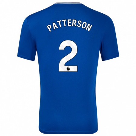 Kandiny Enfant Maillot Nathan Patterson #2 Bleu Avec Tenues Domicile 2024/25 T-Shirt