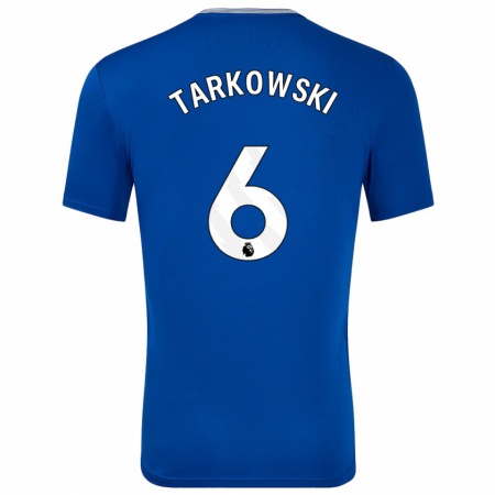 Kandiny Enfant Maillot James Tarkowski #6 Bleu Avec Tenues Domicile 2024/25 T-Shirt