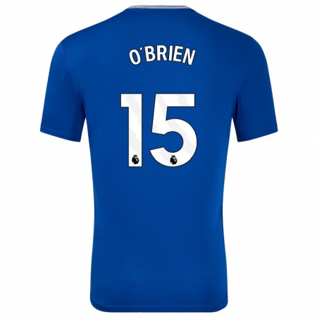 Kandiny Enfant Maillot Jake O'brien #15 Bleu Avec Tenues Domicile 2024/25 T-Shirt