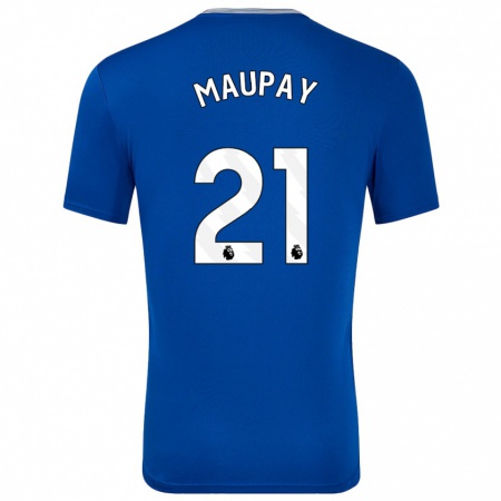 Kandiny Enfant Maillot Neal Maupay #21 Bleu Avec Tenues Domicile 2024/25 T-Shirt