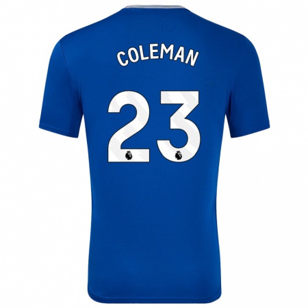 Kandiny Enfant Maillot Séamus Coleman #23 Bleu Avec Tenues Domicile 2024/25 T-Shirt