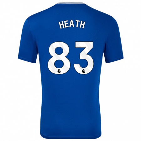 Kandiny Enfant Maillot Isaac Heath #83 Bleu Avec Tenues Domicile 2024/25 T-Shirt