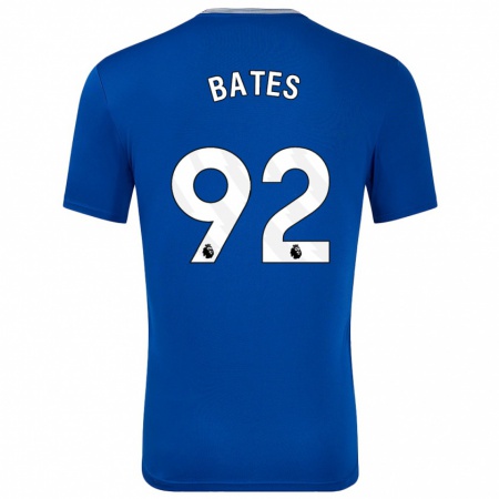 Kandiny Enfant Maillot Callum Bates #92 Bleu Avec Tenues Domicile 2024/25 T-Shirt