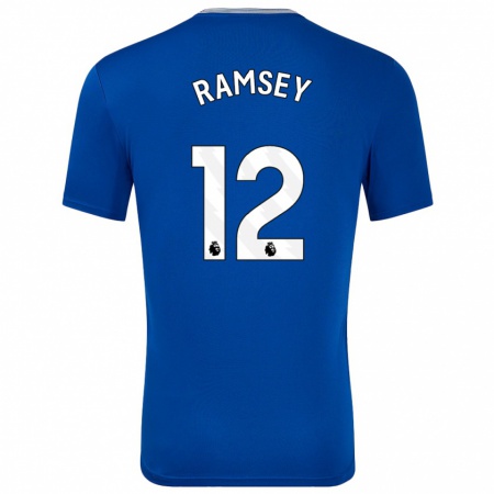 Kandiny Enfant Maillot Emily Ramsey #12 Bleu Avec Tenues Domicile 2024/25 T-Shirt