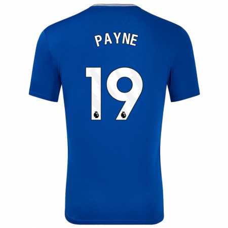 Kandiny Enfant Maillot Heather Payne #19 Bleu Avec Tenues Domicile 2024/25 T-Shirt