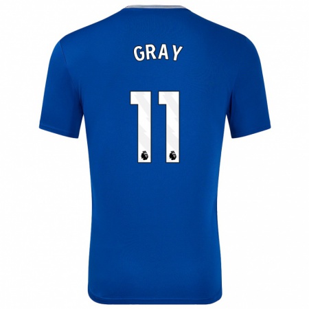 Kandiny Enfant Maillot Demarai Gray #11 Bleu Avec Tenues Domicile 2024/25 T-Shirt