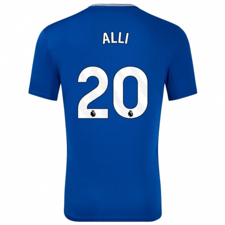 Kandiny Enfant Maillot Dele Alli #20 Bleu Avec Tenues Domicile 2024/25 T-Shirt