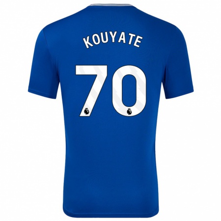 Kandiny Enfant Maillot Katia Kouyate #70 Bleu Avec Tenues Domicile 2024/25 T-Shirt