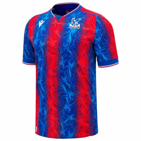 Kandiny Enfant Maillot Jack Wells-Morrison #40 Rayures Rouges Et Bleues Tenues Domicile 2024/25 T-Shirt